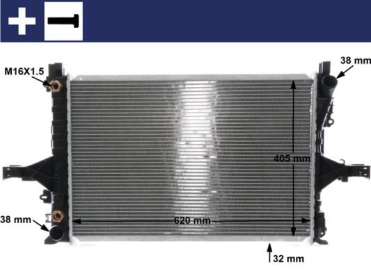 MAHLE CR1547000S MOTOR SU RADYATÖR VOLVO S60 01>10 S80 98>06 V70 00>07 XC70 00>07 - Görsel 1