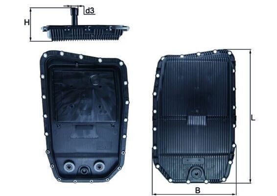 MAHLE HX152 OTOMATIK SANZIMAN YAG KARTERI GA6HP26Z BMW E60 E65 E90 E70 E71 F01 E83 . LAND ROVER DISCOVERY III- IV L319 RANGE ROVER L322 L405 L320 - Görsel 1