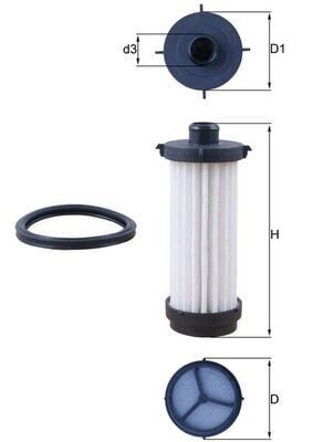 MAHLE HX232D OTOMATIK SANZIMAN YAG SOGUTUCU FILTRESI MERCEDES W176 W177 W246 W247 C117 C118 H247 X247 X156 - Görsel 1