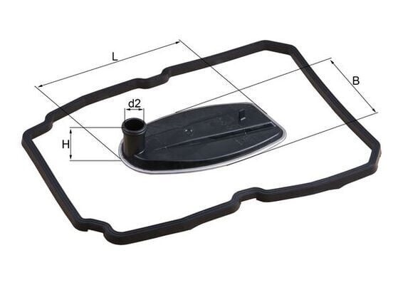 MAHLE HX81D OTOMATIK SANZIMAN YAGI FILTRE SETI MERCEDES W202 W203 W204 W210 W211 W212 W140 W220 R230 R171 W639 - Görsel 1