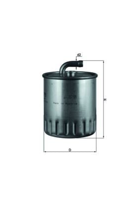 MAHLE KL179 YAKIT FILTRESI MERCEDES OM611 W203 CL203 S203 C209 W463 - Görsel 1