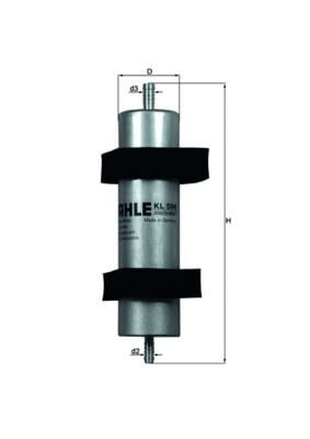 MAHLE KL596 YAKIT FİLTRESİ AUDI A4 8K -A5 8T3 2.0-2.7-3.0 TDI V6 08 > Q7 3.0 TDI-4.2 TDI 2010 > - Görsel 1