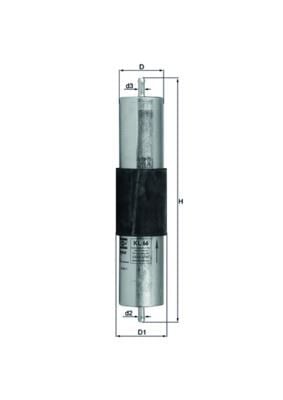 MAHLE KL66 YAKIT FILTRESI BMW M42 M43 M50 M52 E36 E46 E39 E38 E31 - Görsel 1