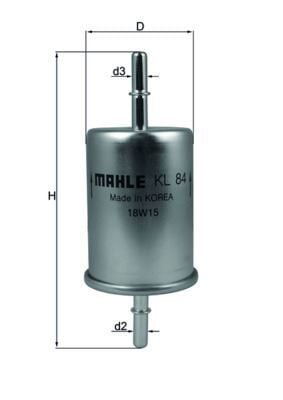 MAHLE KL84 YAKIT FİLTRESİ BRAVA-BRAVO-MAREA-PUNTO-TMPR-DUCATO-ASTRA G-COMBO-CORSA B-C-MERIVA-OMEGA-CORDOBA-IBIZ - Görsel 1