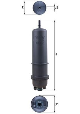 MAHLE KL872-7 YAKIT FILTRESI BMW B47 B57 G42 G20 G21 G28 G22 G23 G26 G30 G31 G32 G11 G12 G14 G15 G16 G01 G02 G05 G 06 G07 - Görsel 1