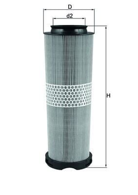 MAHLE LX1020 HAVA FILTRESI MERCEDES OM646 W204 S203 CL203 C209 - Görsel 1