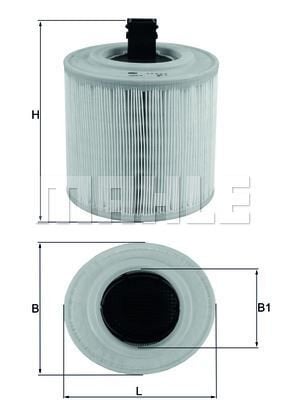 MAHLE LX3015.14 HAVA FİLTRESİ OPEL ASTRA K 15>22 1.0-1.4-1.6 XFL-XFT-DTH-DTE-DTI-DTN-XNT-DTR-SHT - Görsel 1