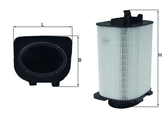 MAHLE LX3775 HAVA FILTRESI MERCEDES M274 W204 W205 C205 W213 R172 X253 - Görsel 1