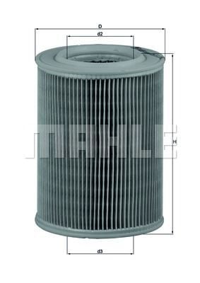 MAHLE LX455 HAVA FİLTRE ALFA FIAT CROMA - Görsel 1