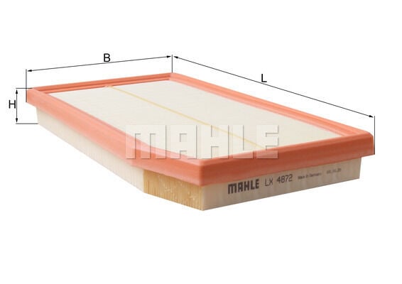 MAHLE LX4872 HAVA FILTRESI MERCEDES M264 W205 S205 C205 A205 C257 W213 C238 A238 X253 C253 - Görsel 1