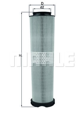 MAHLE LX816.6 HAVA FILTRESI MERCEDES E-CLASS OM646 W211 S211 - Görsel 1