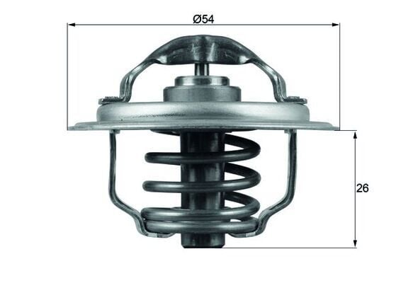 MAHLE TX111.87D TERMOSTAT 87C GOLF V-VI-PLUS-JETTA III-PASSAT-TIGUAN-A3-A6-LEON 2.0TDI BMA BKP BKP-BKD-CBAB-CBDA - Görsel 1