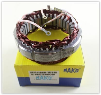 MAKO 74995281 ALT.STATÖR DORT UCLU 12V-44A KONJEKTÖRSUZ TÜM AL - Görsel 1