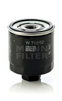 MANN W712.52 YAĞ FİLTRESİ VW POLO-GOLF III-CADDY-BORA-OCTAVIA-FABIA-FELICA-TOLEDO-LEON-IBIZA-CORDOBA-ALTEA-ALTEA XL - Görsel 1
