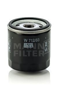 MANN W712.83 YAĞ FİLTRESİ TOYOTA AURIS COROLLA 1.4L 1NDTV NDE120 NDE150 02-09 / YARIS 1.4L 1NDTV NLP90 06-09 / HI LUX 2.5L 2KDFTV KUN15 KUN25 KUN26 VIGO 05-15 / 2.4L 2GDFTV GUN125 REVO 15-> - kısa tip - Görsel 1