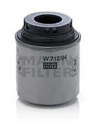 MANN W712.94 YAĞ FİLTRESİ GOLF VI-JETTA IV-POLO-TOURAN-PASSAT-TIGUAN-BEETLE-A3-IBIZA-FABIA-OCTAVIA 1.4 TSİ - Görsel 1