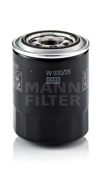 MANN W930.26. YAĞ FİLTRESİ HYUNDAI STAREX 2.5L D4BH. 4D56 TC TCI 96-08 2.5L D4CB CRDi 02-> / H-1 2.5L LIBERO 04-> / KIA BONGO. K2500 2.5L D4BH TCI 04-> 2.9L CRDI K2900 08-> / SORENTO 2.5L CRDI D4CB 02-> - Görsel 1