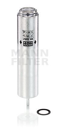 MANN WK5005.1 YAKIT FILTRESI BMW N47 F20 F30 F22 F32 F34 F36 . MINI R55 R56 R57 R59 R60 R61 - Görsel 1