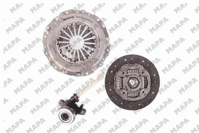 MAPA 017215508 DEBRİYAJ SETİ BASKI BALATA RULMAN ÇİFT SEGMANLI MEGANE II 02> LOGAN 04> SCENIC II 02> CLIO III 05> MODUS 04> MICRA III 05> ALMERA II 02> 1.5dCi K9K-MEK-JR5 - Görsel 1