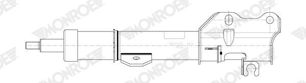 MONROE G8819 AMORTISOR ON GAZLI MERCEDES VITO W447 14> - Görsel 1
