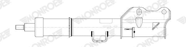 MONROE G8820 AMORTISOR ON GAZLI MERCEDES VITO W447 14> - Görsel 1