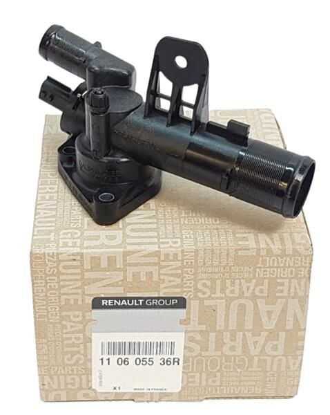 MY 110605536R TERMOSTAT 83C KOMPLE-MÜŞÜRLÜ RENAULT CLIO III-IV 05>12 CAPTUR I 13> FLUENCE 10> KANGOO II 08> MEGANE II-III 02>15 SYMBOL II-III 08>DOKKER 12>DUSTER 10>JUKE 10>1.5dCi K9K 2 ÇIKIŞLI İNCE - Görsel 1