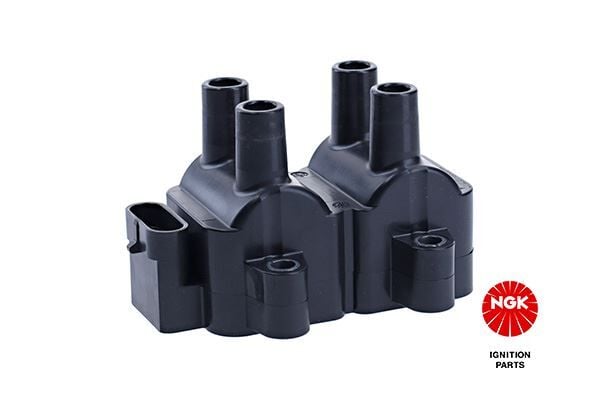 NGK 48026 ATEŞLEME BOBİNİ ÇİFTLİ RENAULT KANGOO 01> CLIO I-II-III 92>05 MEGANE I 96> SCENIC 96>TWINGO 96> LOG AN 06>1.2 1.4 1.6 D4F K7J-K7M - Görsel 1