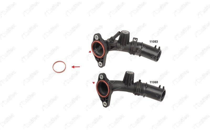 NIFEA 11081 EGR BORU CONTASI MERCEDES OM608 W177 W247 C118 W415 . RENAULT MEGANE IV 15> CLIO V 19> EXPRESS 21> D ACIA DUSTER II 17> K9K 1.5 Blue dCi - Görsel 1
