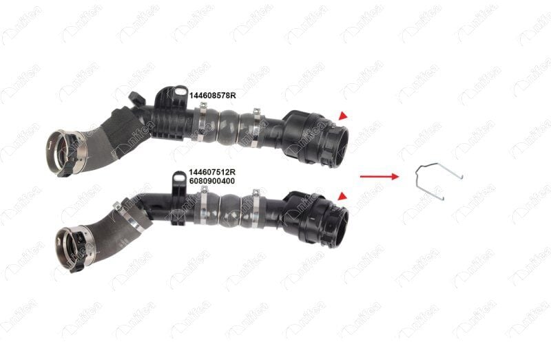 NIFEA 11089 TURBO HORTUMU SEGMANI DACIA-DOKKER-DUSTER-LODGY-LOGAN-MERCEDES BENZ A-SERİSİ-CLİO-MEGANE EDES BENZ A-SERİSİ-CLİO-MEGANE - Görsel 1