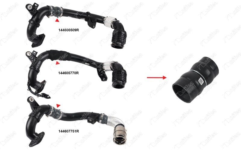 NIFEA 11357 TURBO BORUSU RENAULT TRAFIC III 19> 2.0dCi M9R ARA KISMI - Görsel 1