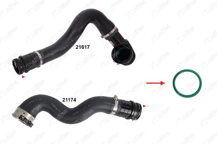 NIFEA 21730 CONTA TURBO HORTUMU OPEL ASTRA J-ZAFIRA C 1.6 CDTI B16DTH-DTL-DTJ PLASTİK PARÇA HARİÇ - Görsel 1