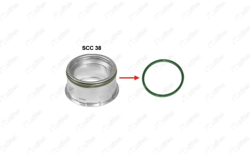 NIFEA 27235 TURBO HORTUM CONTASI 43.95 mm AUDI A4-A3 VW BORA-CADDY-GOLF-JETTA-PASSAT-POLO 1.9TDI-2.0TDI 97- - Görsel 1