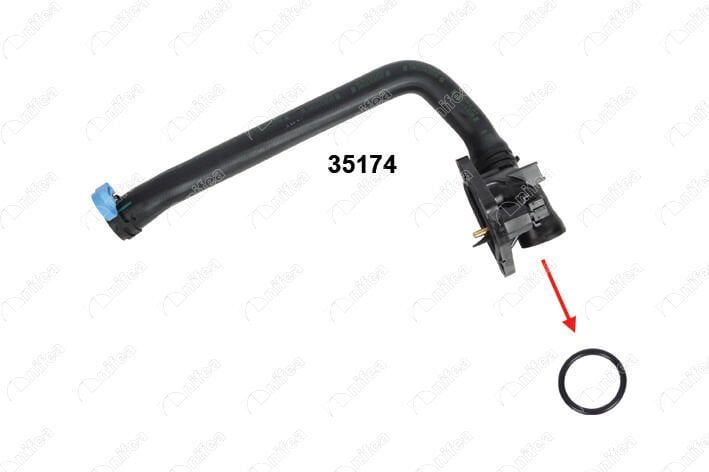 NIFEA 35176 TERMOSTAT HORTUMU CONTASI BMW N13 F20 F21 F30 F31 F35 - Görsel 1