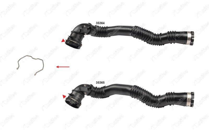 NIFEA 35366 TURBOSARJ HORTUMU SEGMANI BMW N20 F10 F11 F18 - Görsel 1