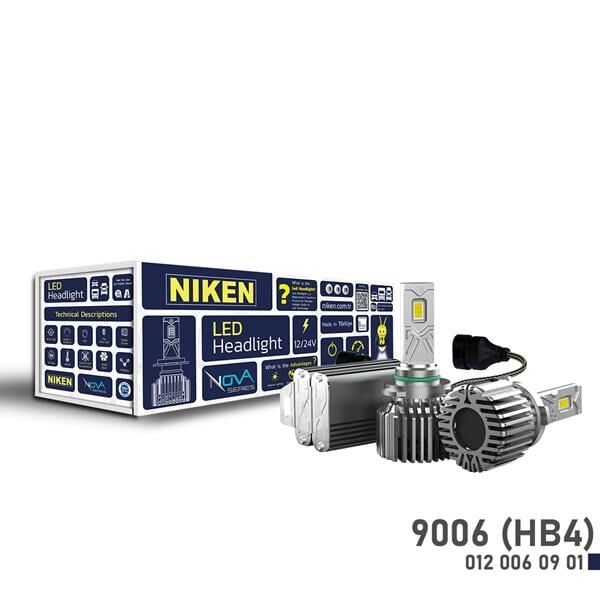 NIKEN 0120060901 LED XENON NOVA SERISI 9006 HB4 90W - Görsel 1