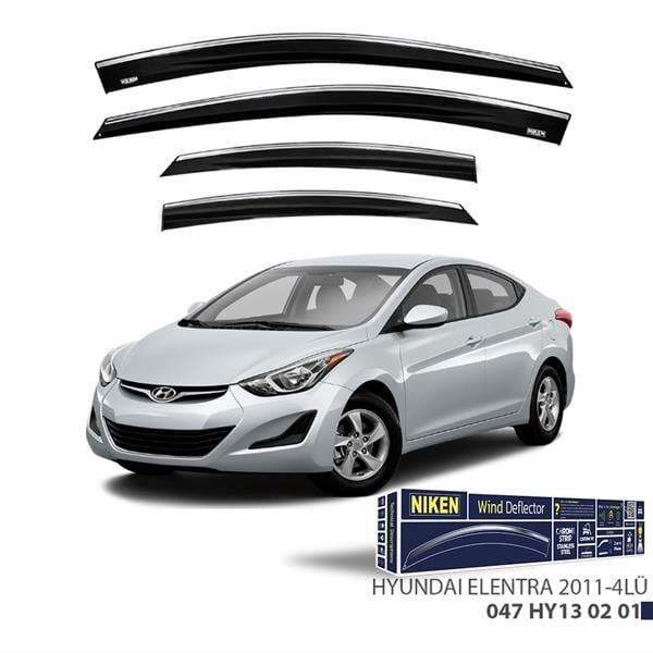 NIKEN 047HY130201 KROMLU CAM RÜZGARLIĞI HYUNDAI ELENTRA 2011- 4L - Görsel 1