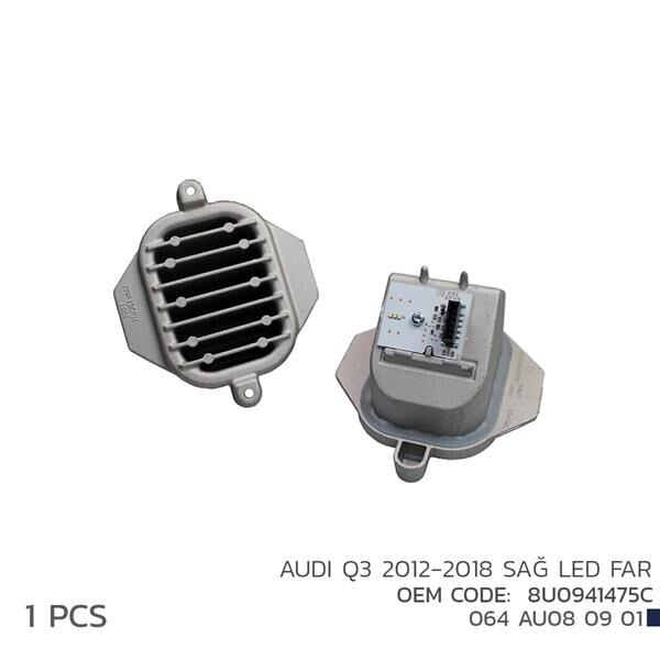 NIKEN 064AU080901 AUDI Q3 2012-2018 SAĞ LED FAR MODÜL 8U0941475C - Görsel 1