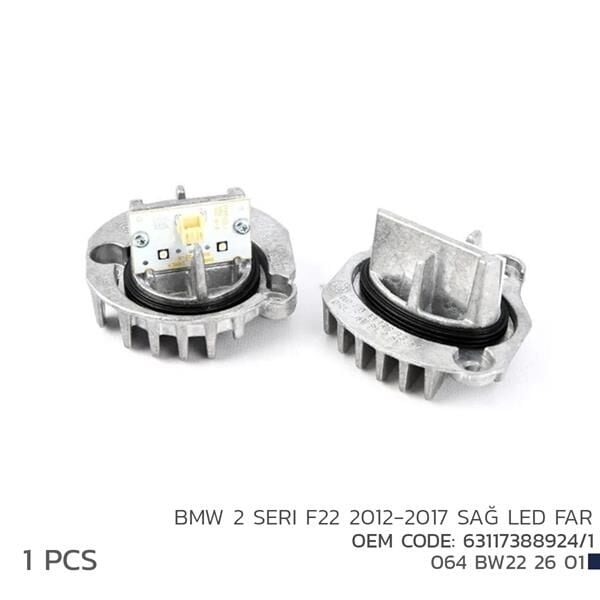 NIKEN 064BW222601 LED MODULU SAG BMW F22 F23 F87 - Görsel 1