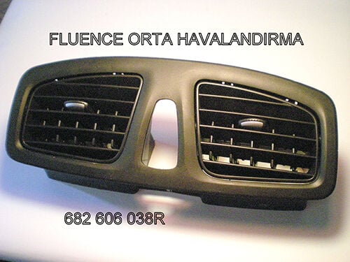 OE-ORIJINAL 682606038R ORTA HAVALANDIRMA IZGARASAI DİFİZÖR MEGANE III-FLUENCE - Görsel 1