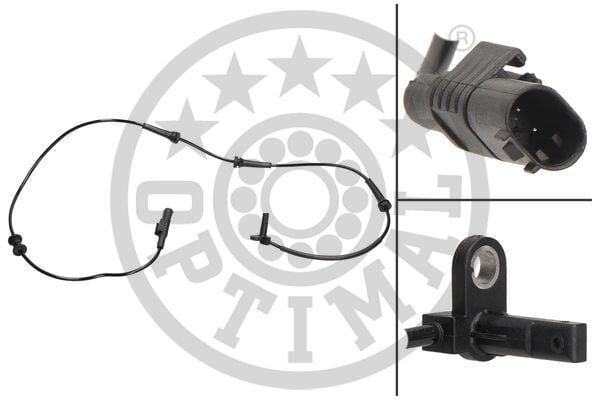 OPTIMAL 06-S688 ÖN ABS HIZ KAPTÖRÜ FIAT 500 07> 500C 20> FORD KA 08>16 0.9 1.0 Mild Hybrid 1.2 1.3D MTJ 1.4 - Görsel 1