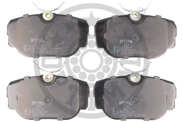 OPTIMAL BP-10048 ARKA BALATA RANGEROVER 2.5D 2.5TDİ 4.0 V8-4.6 1992-2002 DISCOVERY 2.5 TD5 4.0 1998-2004 - Görsel 1