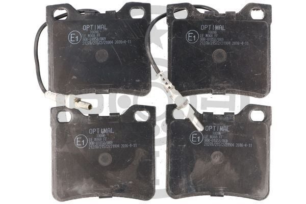 OPTIMAL BP-10096 FREN BALATASI ARKA MERCEDES W638 B901 B902 . PEUGEOT 406 605 - Görsel 1