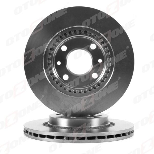 OTOZONE BD1000 ÖN FREN DİSKİ RENAULT R19-CLIO I 91>96 CLIO II 98> KANGOO 01> MEGANE I 96> MEGANE II 04>10 TWINGO 96> DACIA LOGAN 06> SANDERO 08> 259x20.6 HAVALI 4 DELİK - Görsel 1