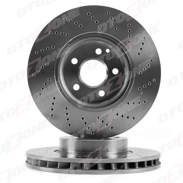 OTOZONE BD6061 FREN DISKI ON MERCEDES W204 S204 W212 S212 C207 A207 - Görsel 1