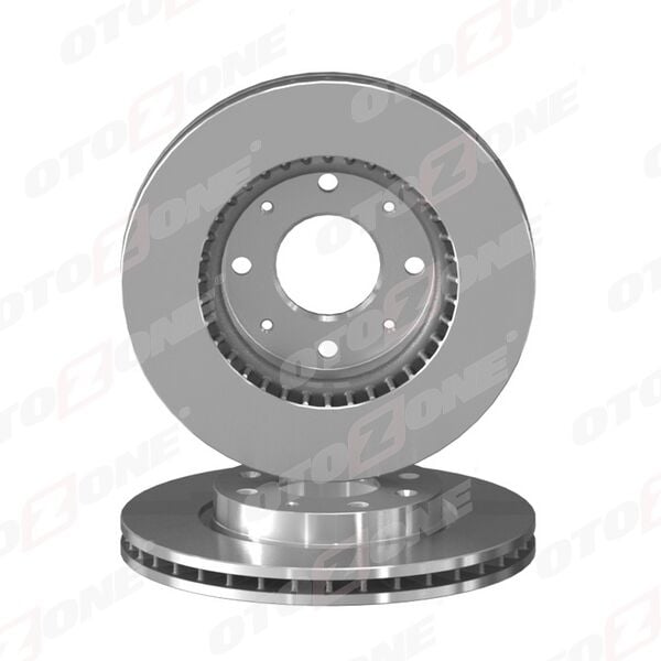 OTOZONE BD8012 ÖN FREN DİSKİ HAVA KANALLI KIA CERATO 1.6L G4ED 04-> / 1.5L D4FA CRDİ 04-06 / 1.6L D4FB 07-10 / 2. 0L D4EA dizel 04-06 275 çap x 4 bijon - Adet disk fiyatıdır - Görsel 1
