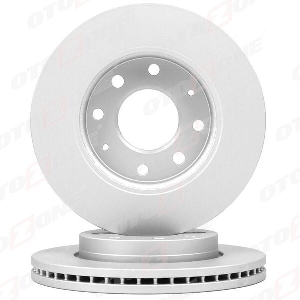 OTOZONE BD8024 ÖN FREN DİSKİ HAVA KANALLI HYUNDAI ELANTRA COUPE 1.6L 2.0L G4GR G4GF 99-01 / SONATA 2.0L G4JP 98-0 1 257 çap x 4 bijon - Adet disk fiyatıdır - Görsel 1