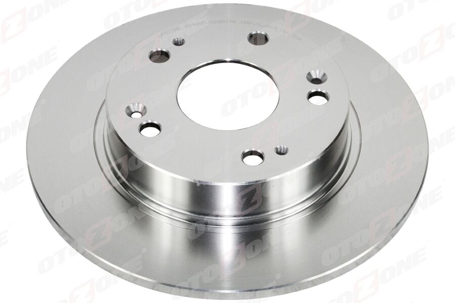 OTOZONE BD9005 ARKA FREN DİSKİ DOLU TİP HONDA CIVIC 1.6L R16A2 VTEC sedan FD6 FB7 kasa 06-15 / 1.8L R18A VTEC H atchback FK2 kasa 06-> / 1.4L L13Z1 sport FK1 kasa 09-> 260 çap x 5 bijon - Adet disk fiyatıdı - Görsel 1