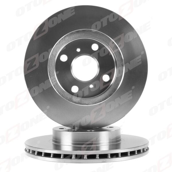 OTOZONE BD9008 ÖN FREN DİSKİ HAVA KANALLI TOYOTA COROLLA 1.6L 4A-FE enjeksiyonlu AE101 AE111 92-00 255 çap x 4 bijon - Adet disk fiyatıdır - Görsel 1