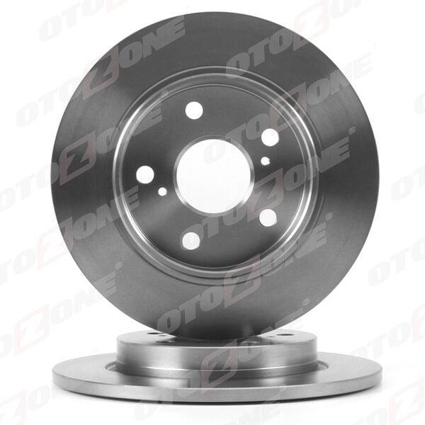 OTOZONE BD9011 ARKA FREN DİSKİ DOLU TİP TOYOTA AURIS COROLLA 1.4L 1NDTV NDE150 NDE180 D-4D dizel 07-> / 1.33L 1NR-FE NRE180 12-> - 270 ÇAP X 5 BİJON - Adet disk fiyatıdır - Görsel 1