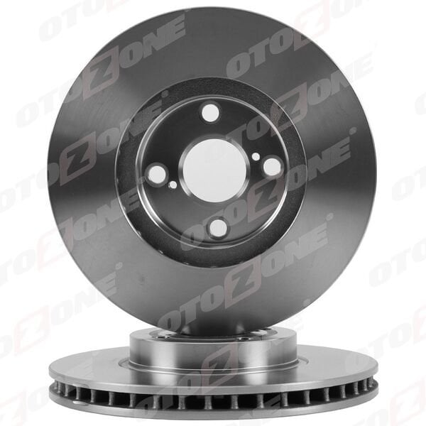 OTOZONE BD9027 ÖN FREN DİSKİ HAVA KANALLI TOYOTA COROLLA 1.4L 1ND-TV NDE120 04-06 / VERSO 2.0L 1CD-FTV CDE120 03- 06 275 çap X 4 bijon - Adet disk fiyatıdır - Görsel 1